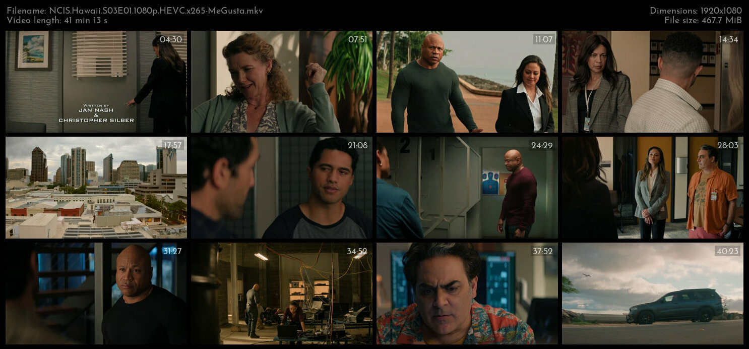 NCIS Hawaii S03E01 1080p HEVC x265 MeGusta TGx
