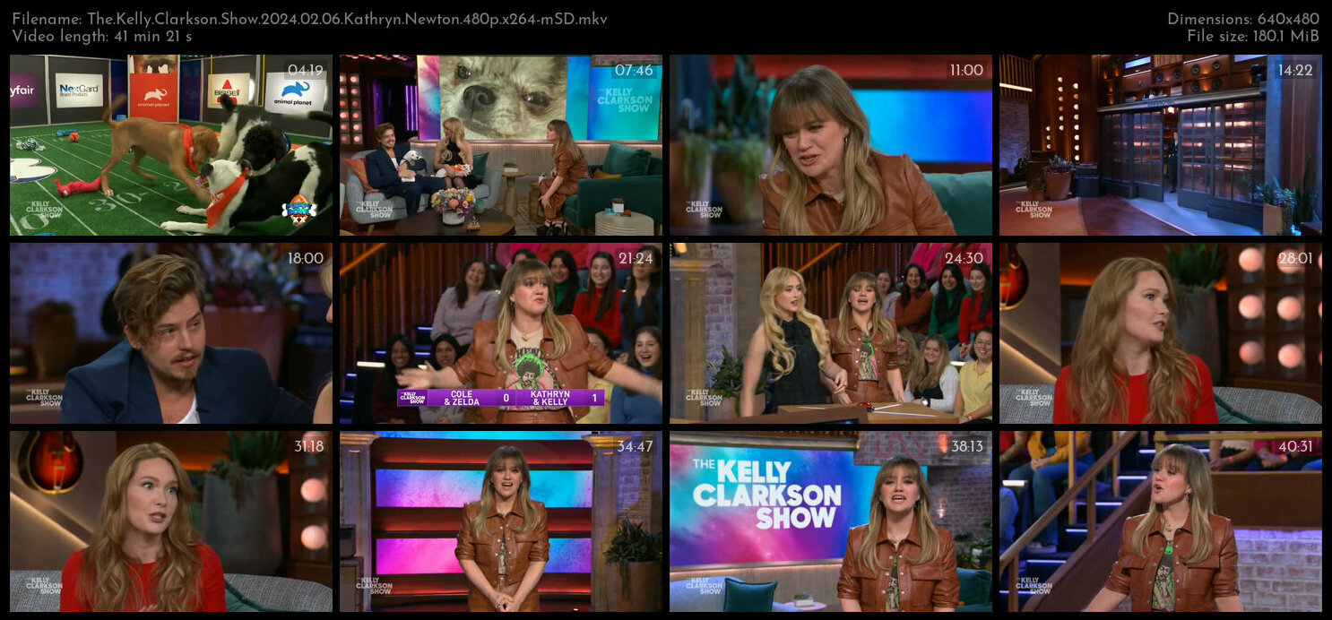 The Kelly Clarkson Show 2024 02 06 Kathryn Newton 480p x264 mSD TGx