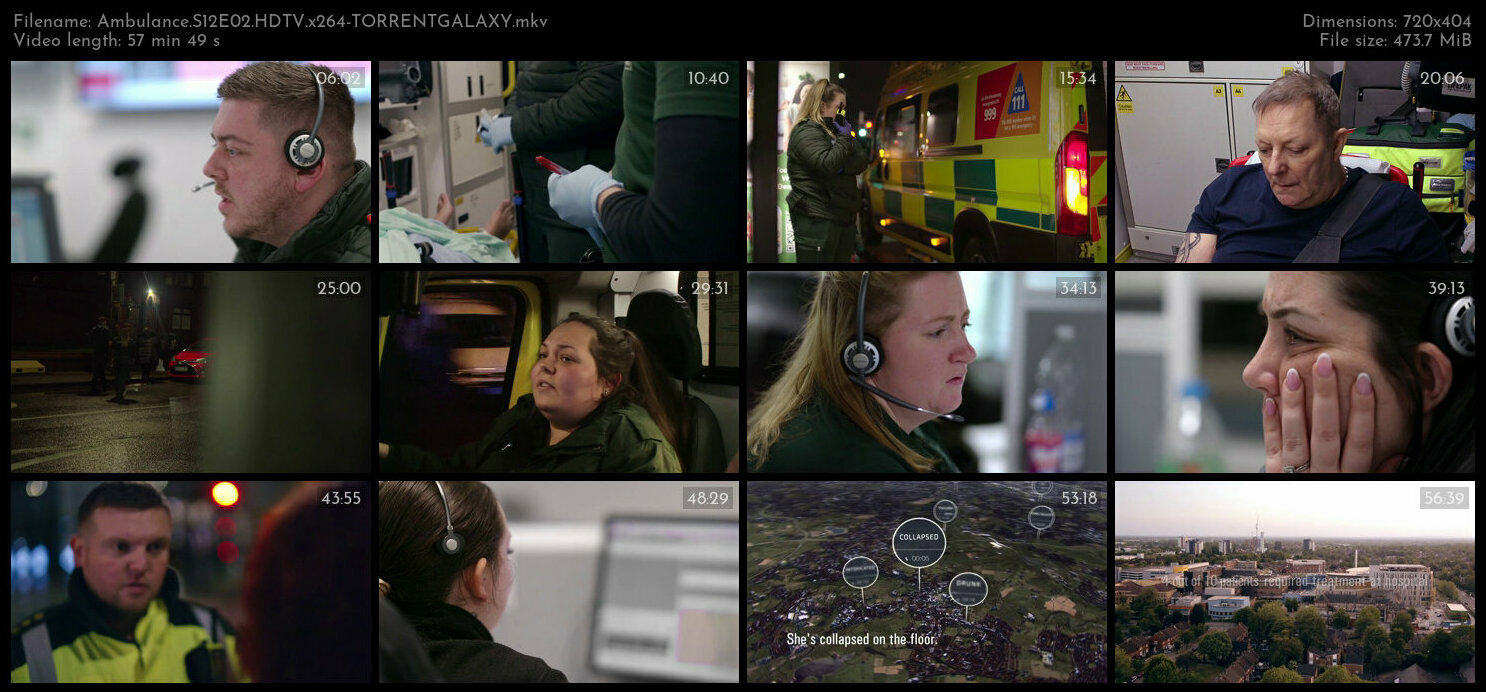 Ambulance S12E02 HDTV x264 TORRENTGALAXY