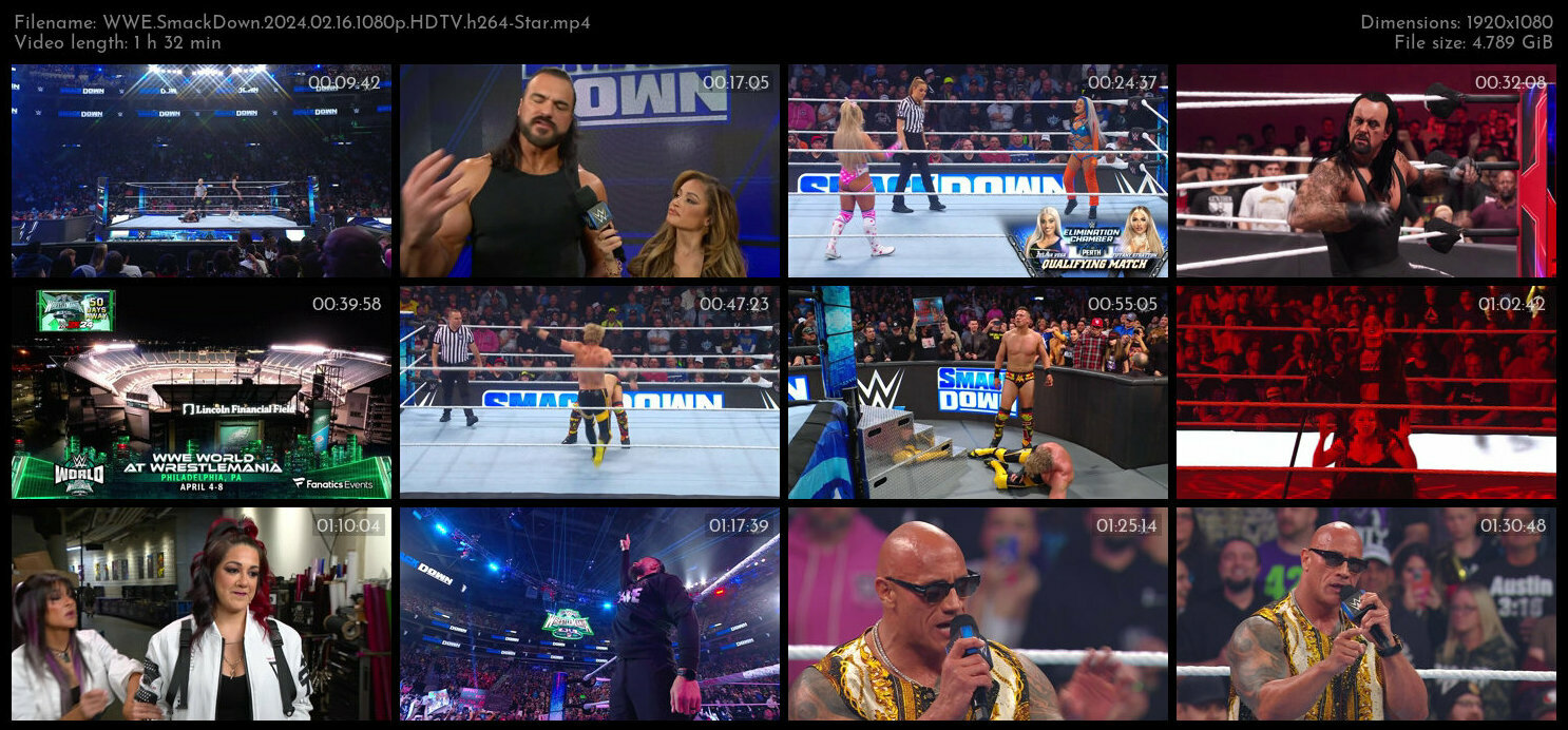 WWE SmackDown 2024 02 16 1080p HDTV h264 Star TGx