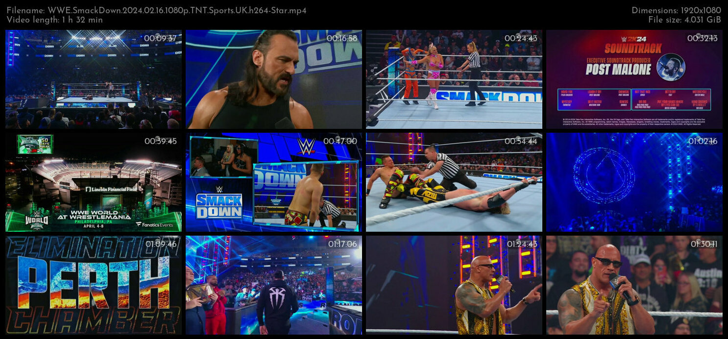 WWE SmackDown 2024 02 16 1080p TNT Sports UK h264 Star TGx
