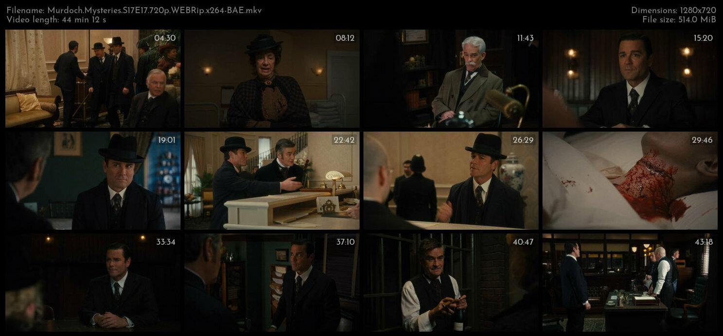 Murdoch Mysteries S17E17 720p WEBRip x264 BAE TGx