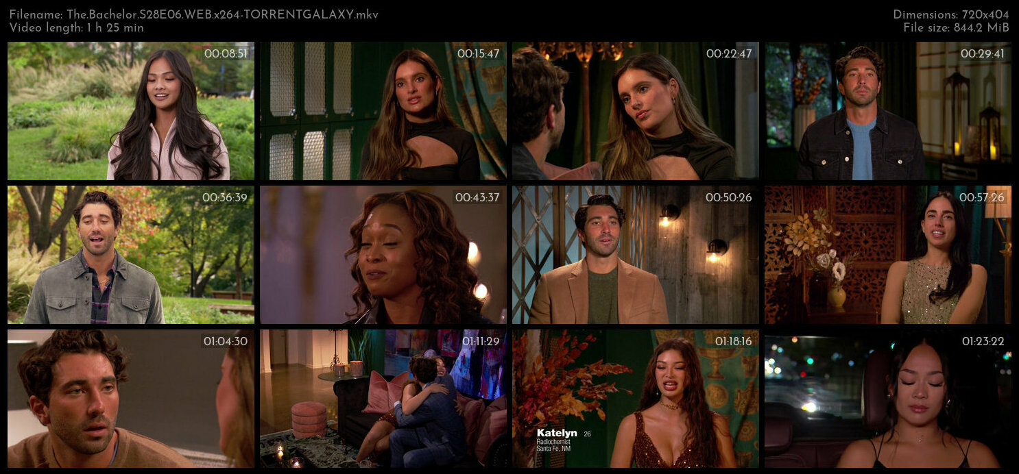 The Bachelor S28E06 WEB x264 TORRENTGALAXY