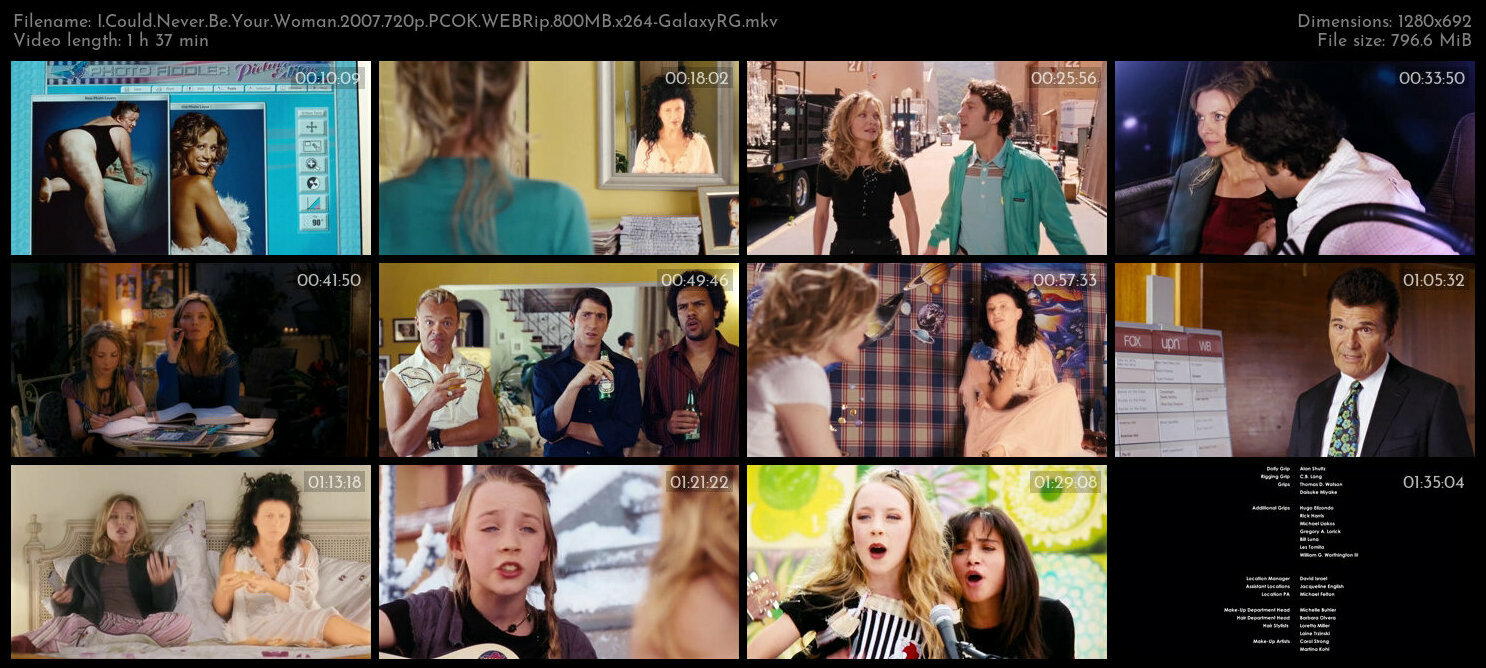 I Could Never Be Your Woman 2007 720p PCOK WEBRip 800MB x264 GalaxyRG