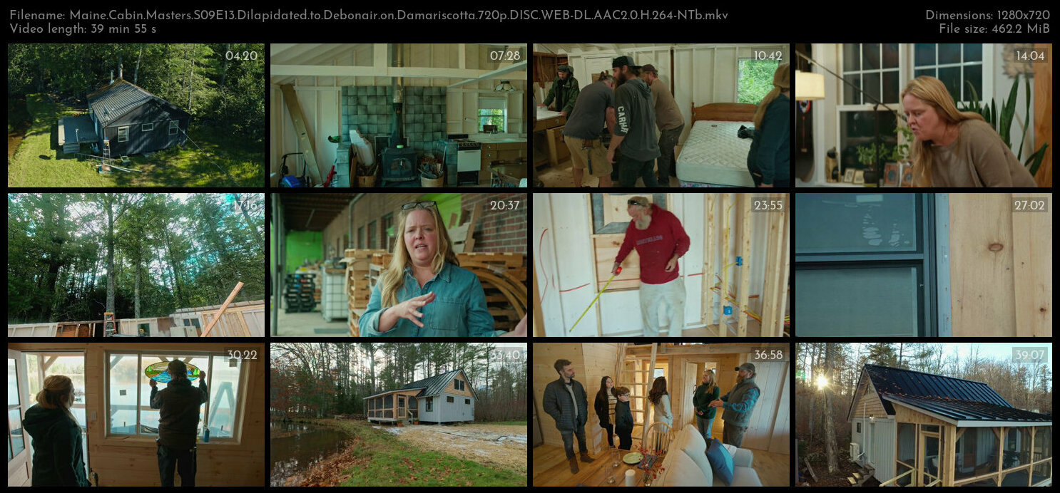Maine Cabin Masters S09E13 Dilapidated to Debonair on Damariscotta 720p DISC WEB DL AAC2 0 H 264 NTb