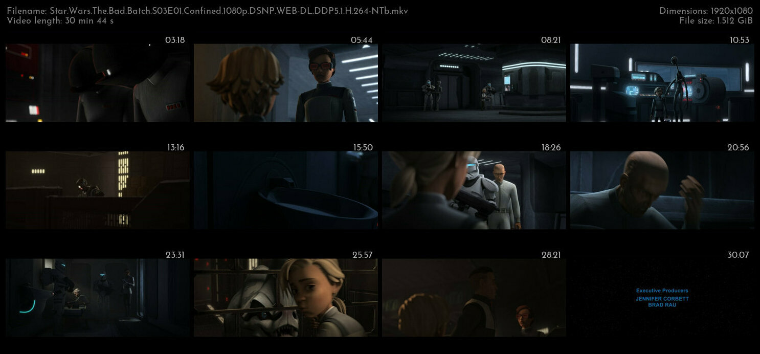 Star Wars The Bad Batch S03E01 Confined 1080p DSNP WEB DL DDP5 1 H 264 NTb TGx