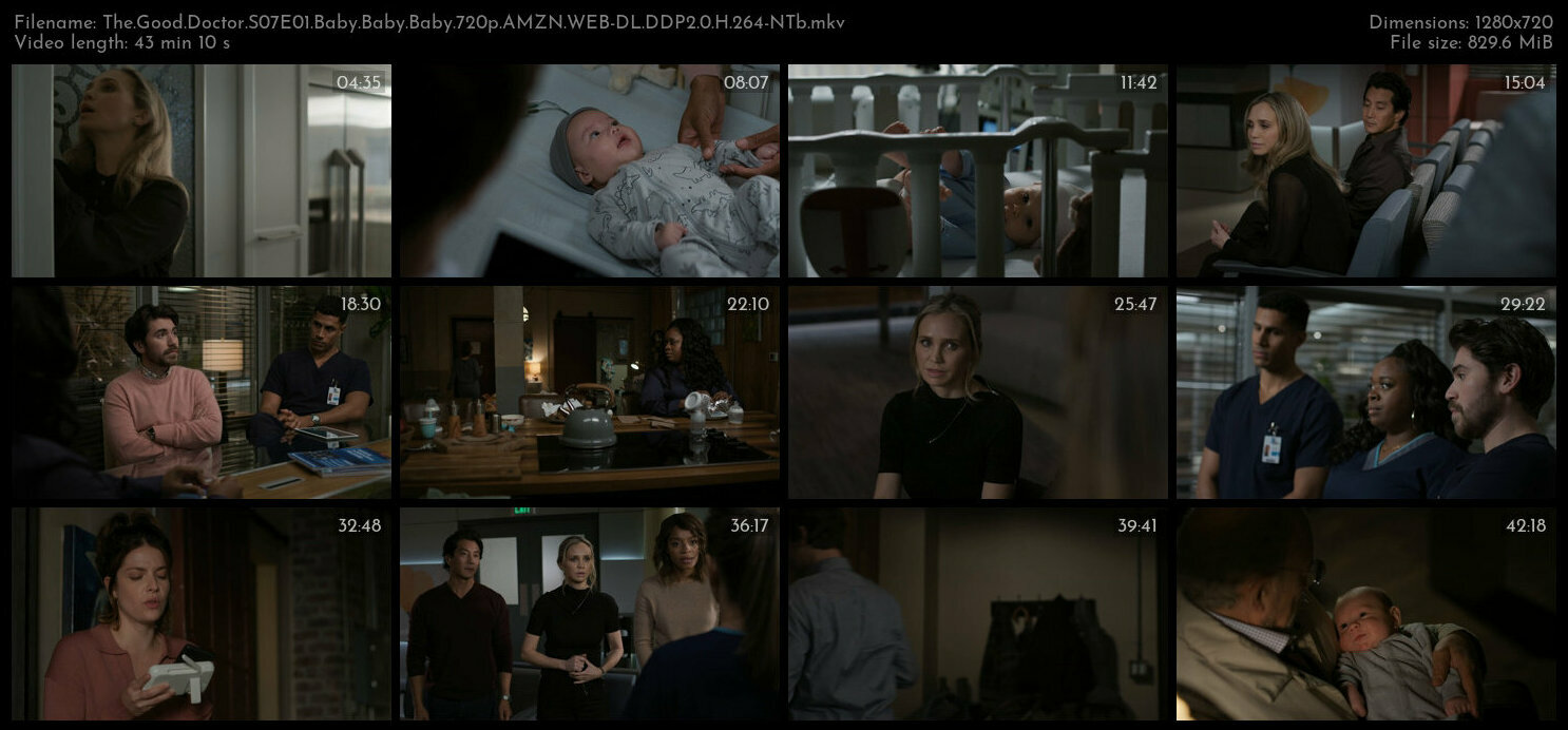 The Good Doctor S07E01 Baby Baby Baby 720p AMZN WEB DL DDP2 0 H 264 NTb TGx
