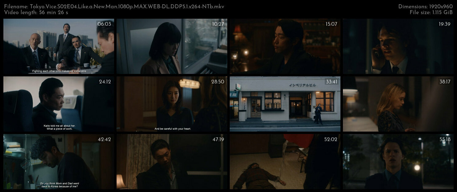 Tokyo Vice S02E04 Like a New Man 1080p MAX WEB DL DDP5 1 x264 NTb TGx