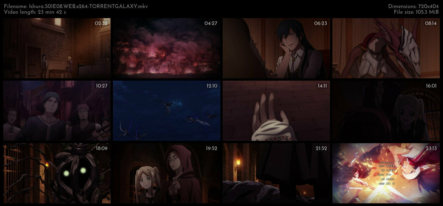 Ishura S01E08 WEB x264 TORRENTGALAXY