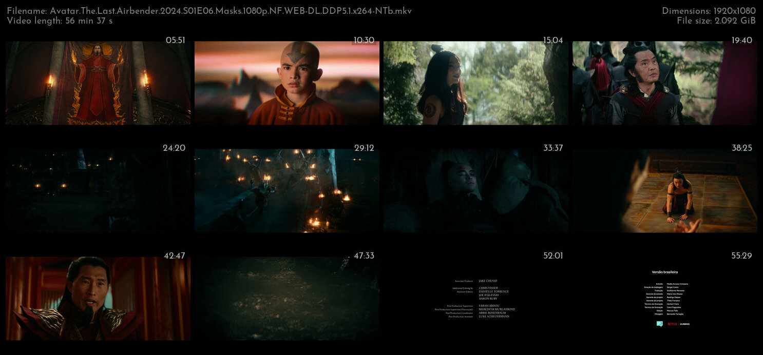 Avatar The Last Airbender 2024 S01E06 Masks 1080p NF WEB DL DDP5 1 x264 NTb TGx