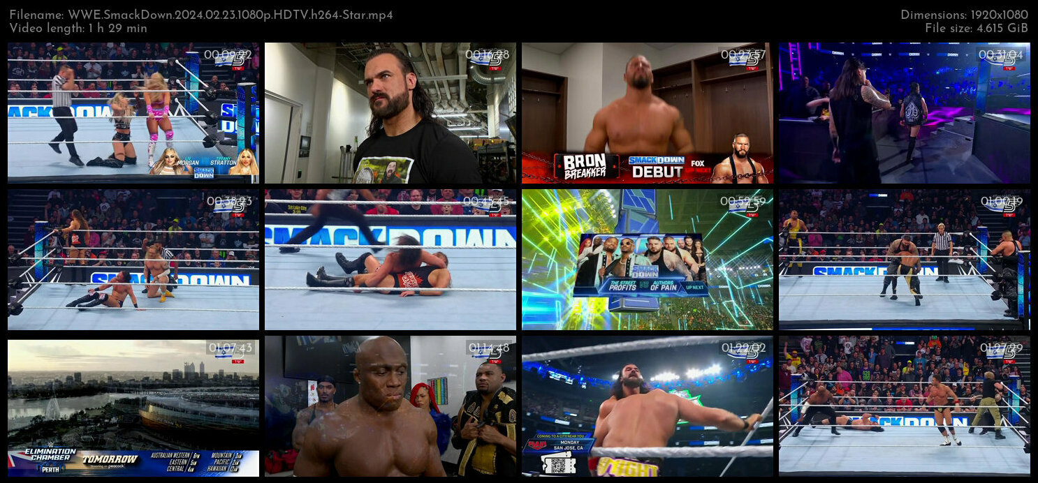 WWE SmackDown 2024 02 23 1080p HDTV h264 Star TGx