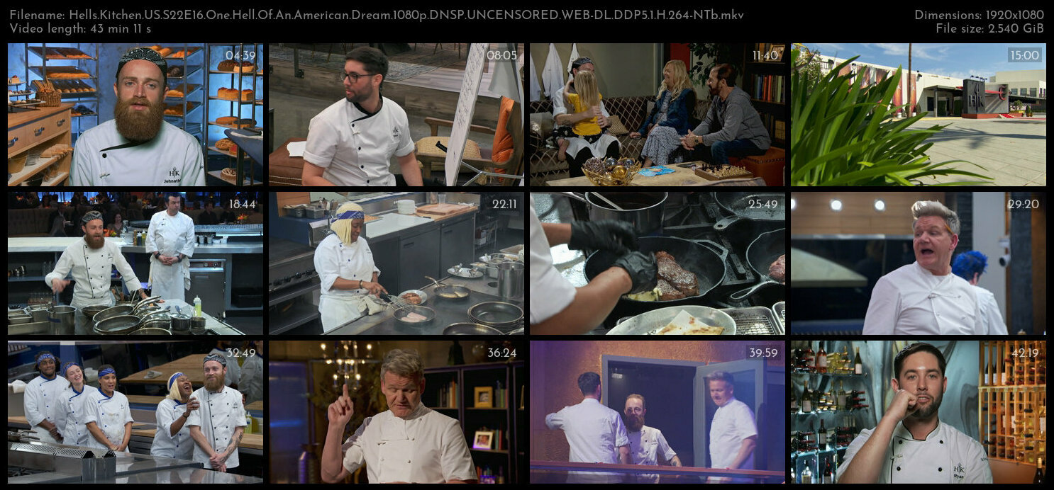 Hells Kitchen US S22E16 One Hell Of An American Dream 1080p DNSP UNCENSORED WEB DL DDP5 1 H 264 NTb