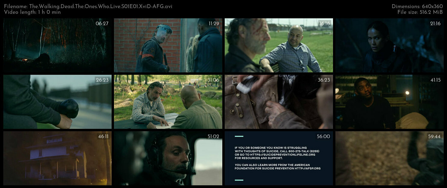 The Walking Dead The Ones Who Live S01E01 XviD AFG TGx