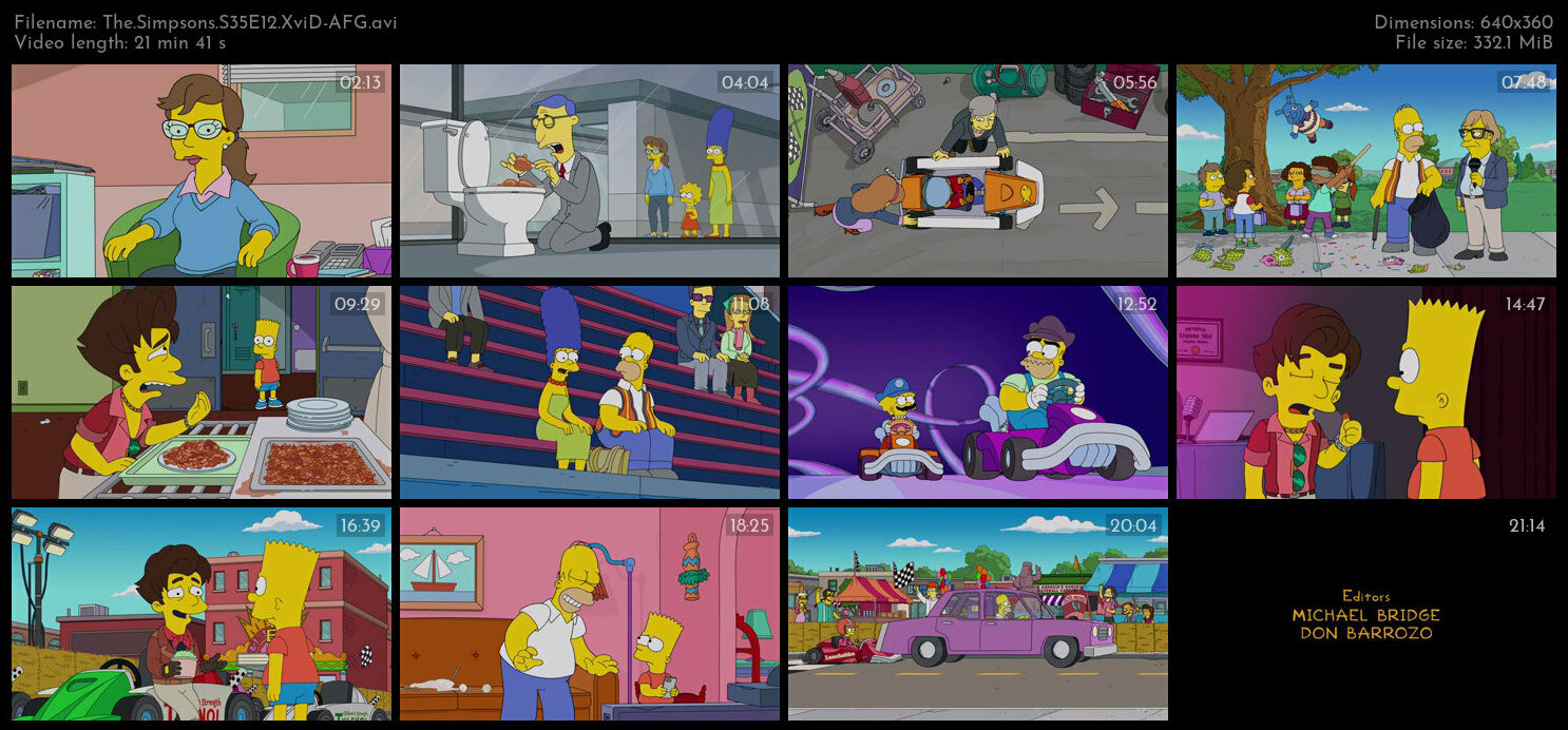 The Simpsons S35E12 XviD AFG TGx