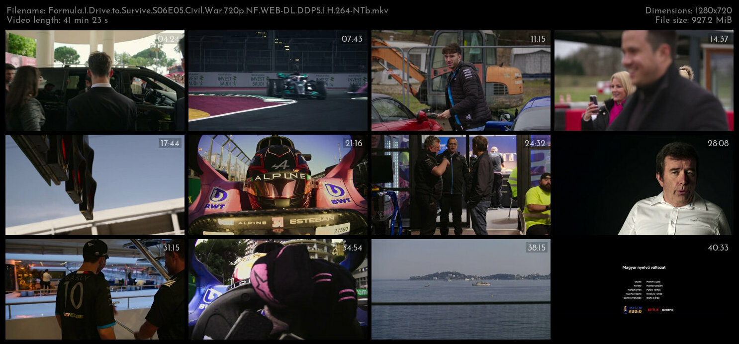 Formula 1 Drive to Survive S06E05 Civil War 720p NF WEB DL DDP5 1 H 264 NTb TGx