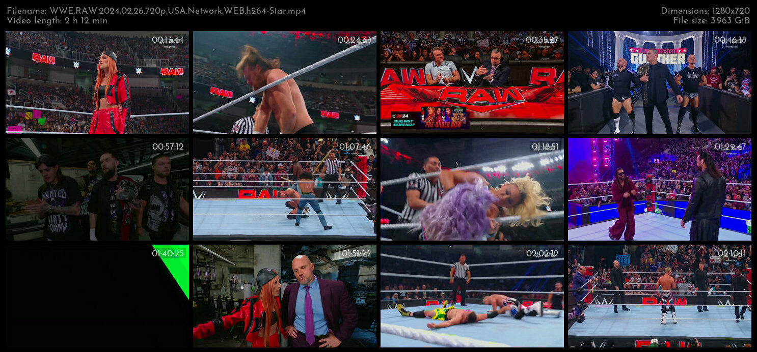 WWE RAW 2024 02 26 720p USA Network WEB h264 Star TGx