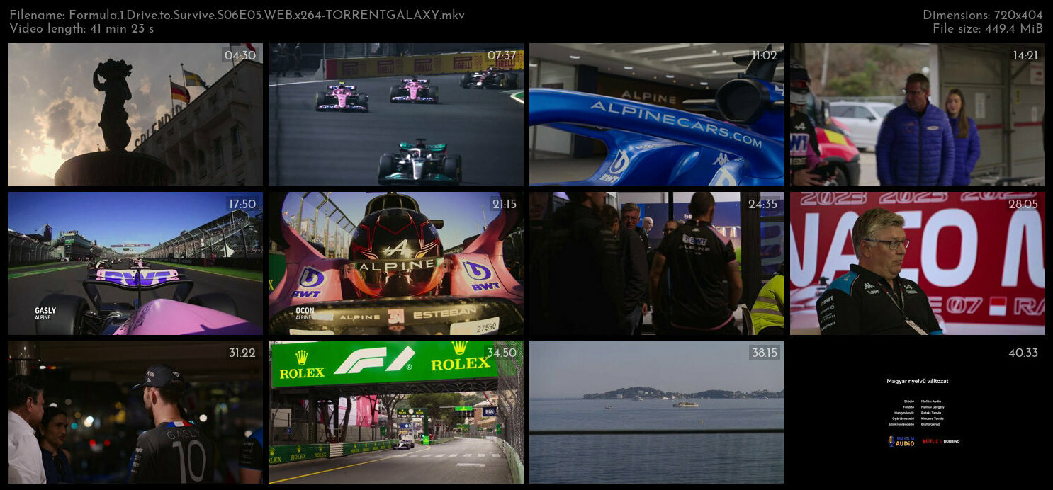 Formula 1 Drive to Survive S06E05 WEB x264 TORRENTGALAXY