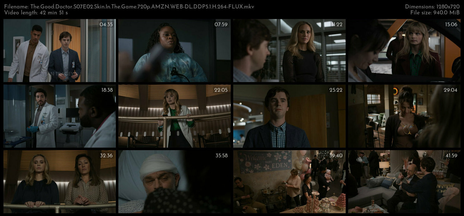 The Good Doctor S07E02 Skin In The Game 720p AMZN WEB DL DDP5 1 H 264 FLUX TGx