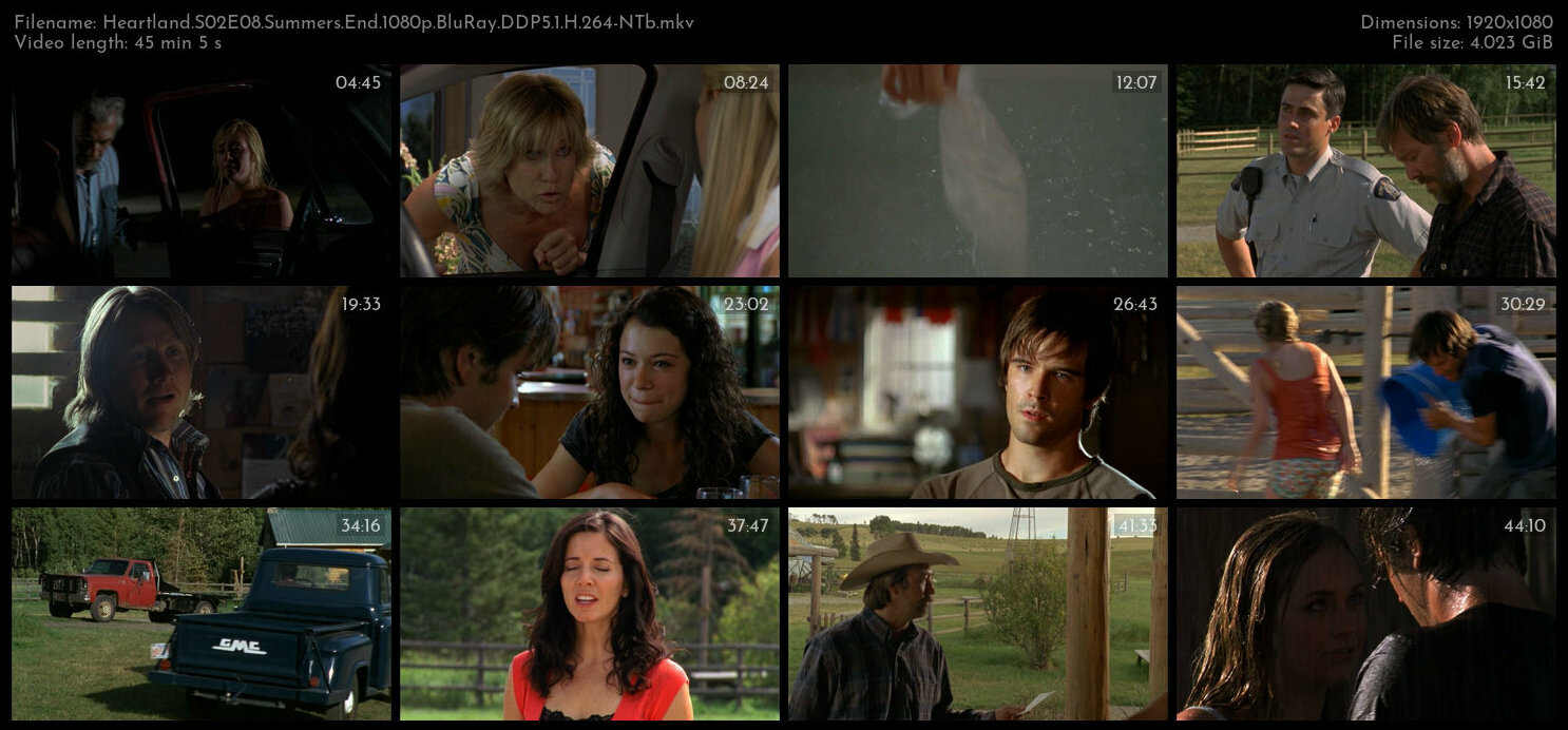 Heartland S02E08 Summers End 1080p BluRay DDP5 1 H 264 NTb TGx