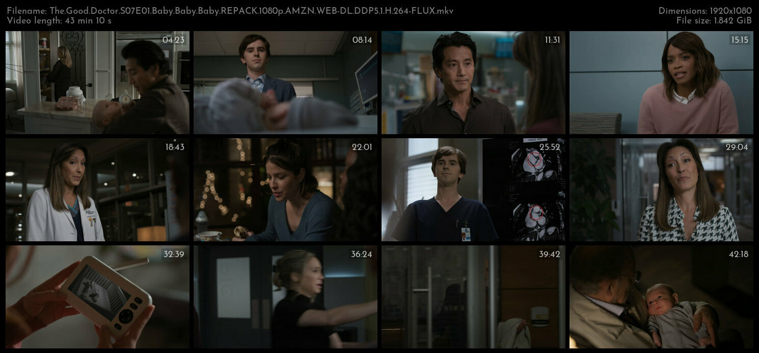 The Good Doctor S07E01 Baby Baby Baby REPACK 1080p AMZN WEB DL DDP5 1 H 264 FLUX TGx
