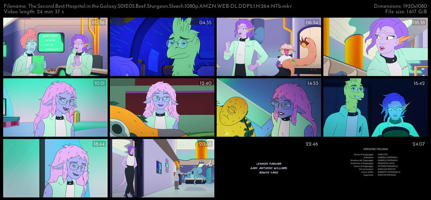 The Second Best Hospital in the Galaxy S01E05 Beef Sturgeon Sleech 1080p AMZN WEB DL DDP5 1 H 264 NT