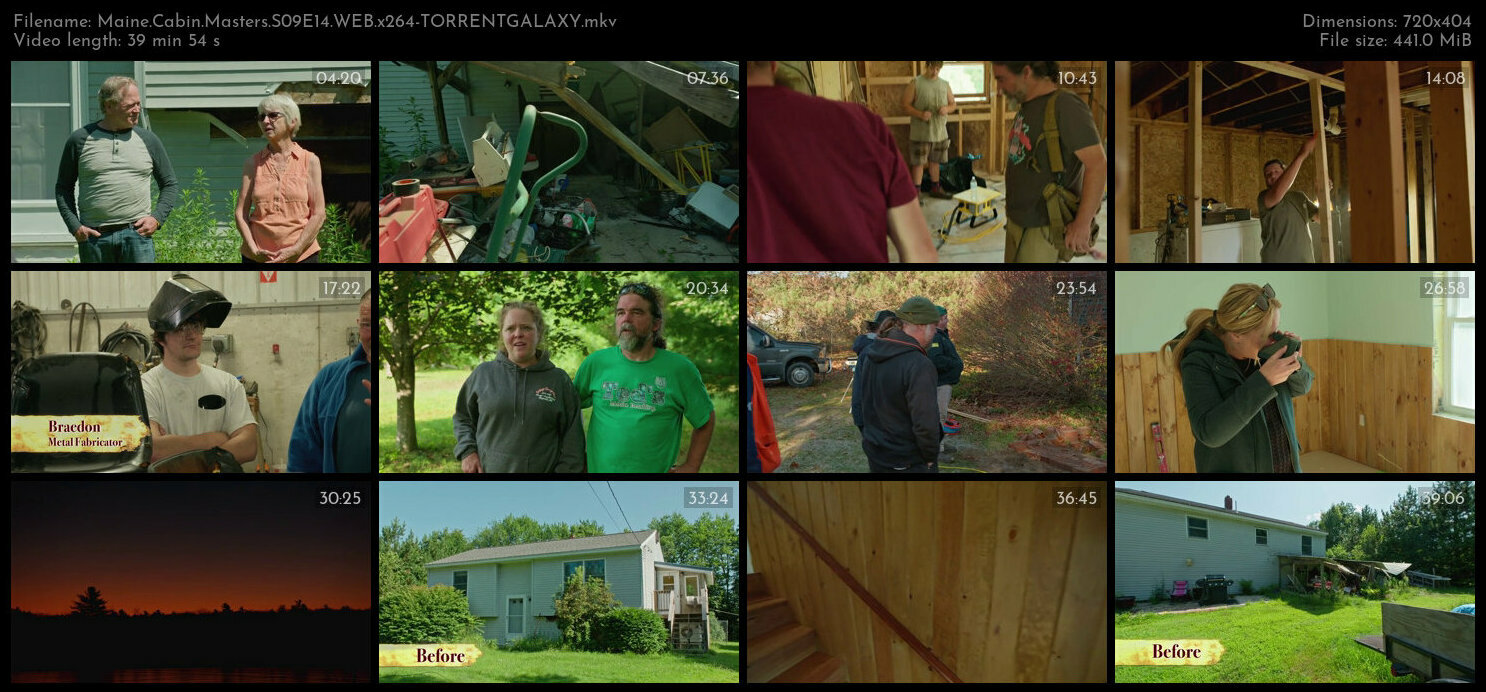 Maine Cabin Masters S09E14 WEB x264 TORRENTGALAXY
