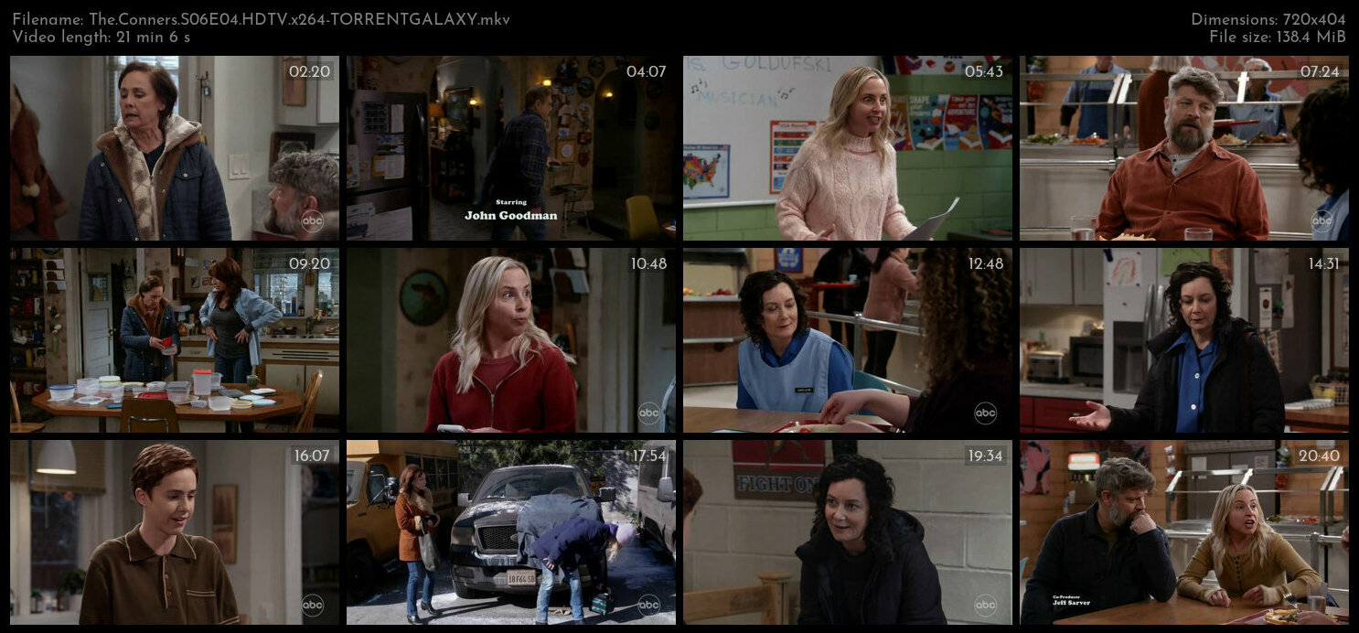 The Conners S06E04 HDTV x264 TORRENTGALAXY