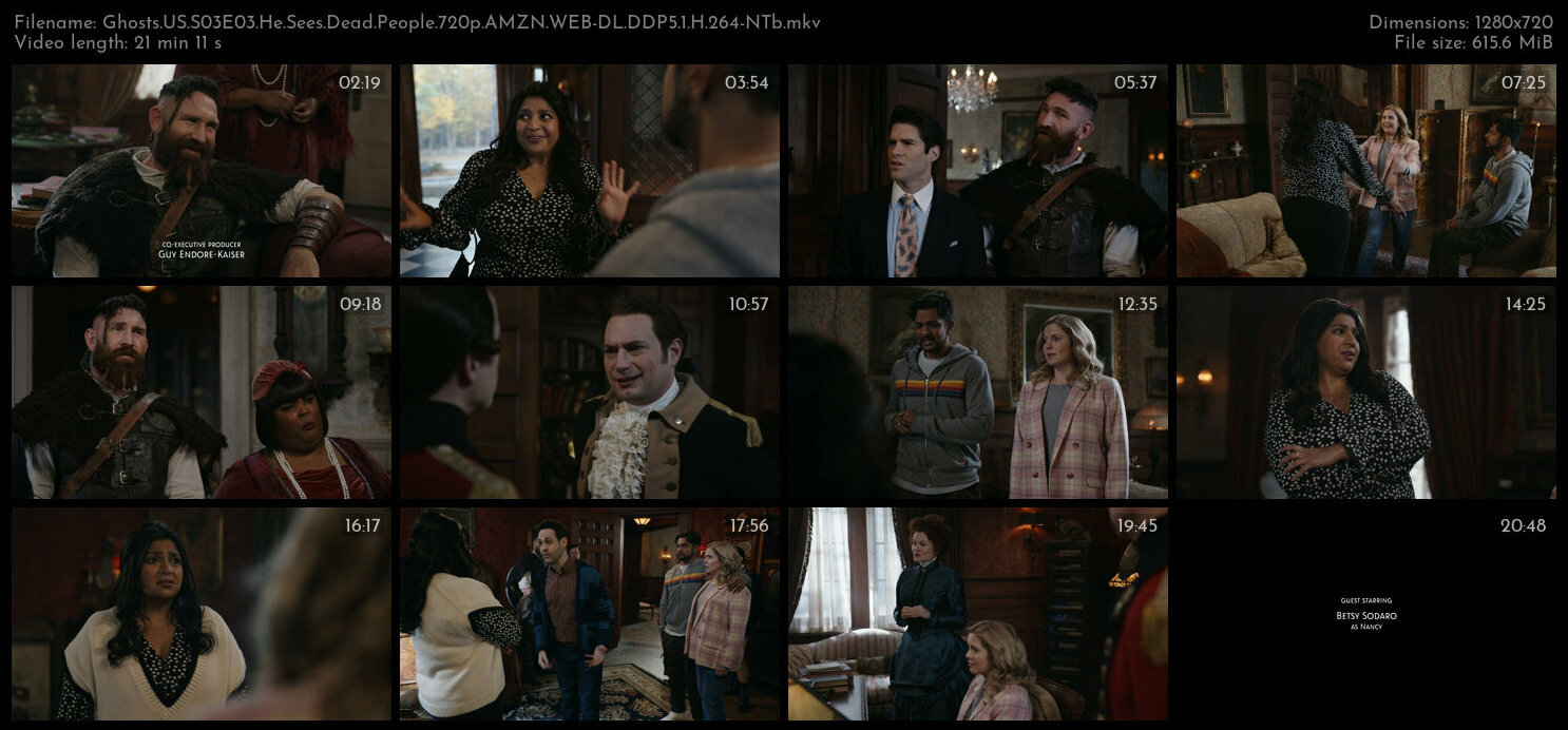 Ghosts US S03E03 He Sees Dead People 720p AMZN WEB DL DDP5 1 H 264 NTb TGx