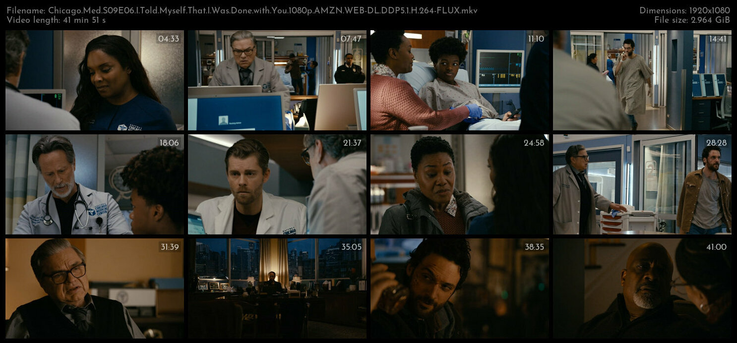 Chicago Med S09E06 I Told Myself That I Was Done with You 1080p AMZN WEB DL DDP5 1 H 264 FLUX TGx