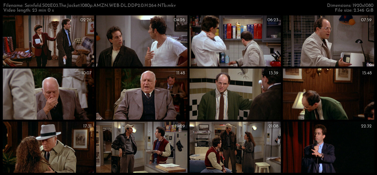 Seinfeld S02E03 The Jacket 1080p AMZN WEB DL DDP2 0 H 264 NTb TGx