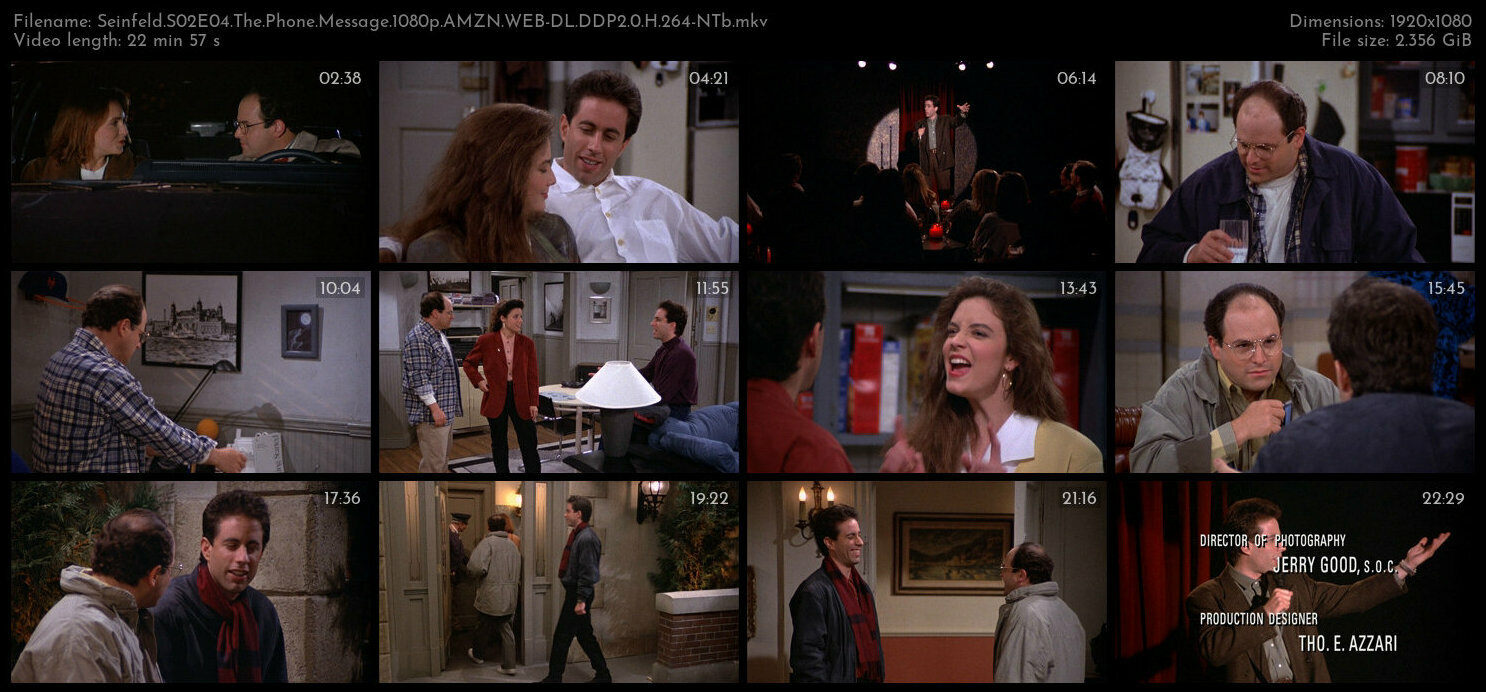 Seinfeld S02E04 The Phone Message 1080p AMZN WEB DL DDP2 0 H 264 NTb TGx