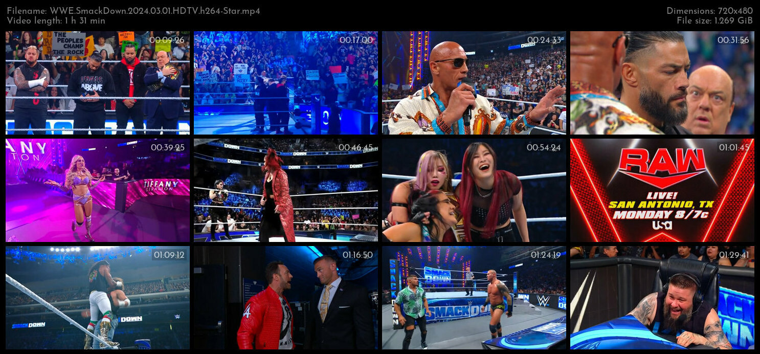 WWE SmackDown 2024 03 01 HDTV h264 Star TGx