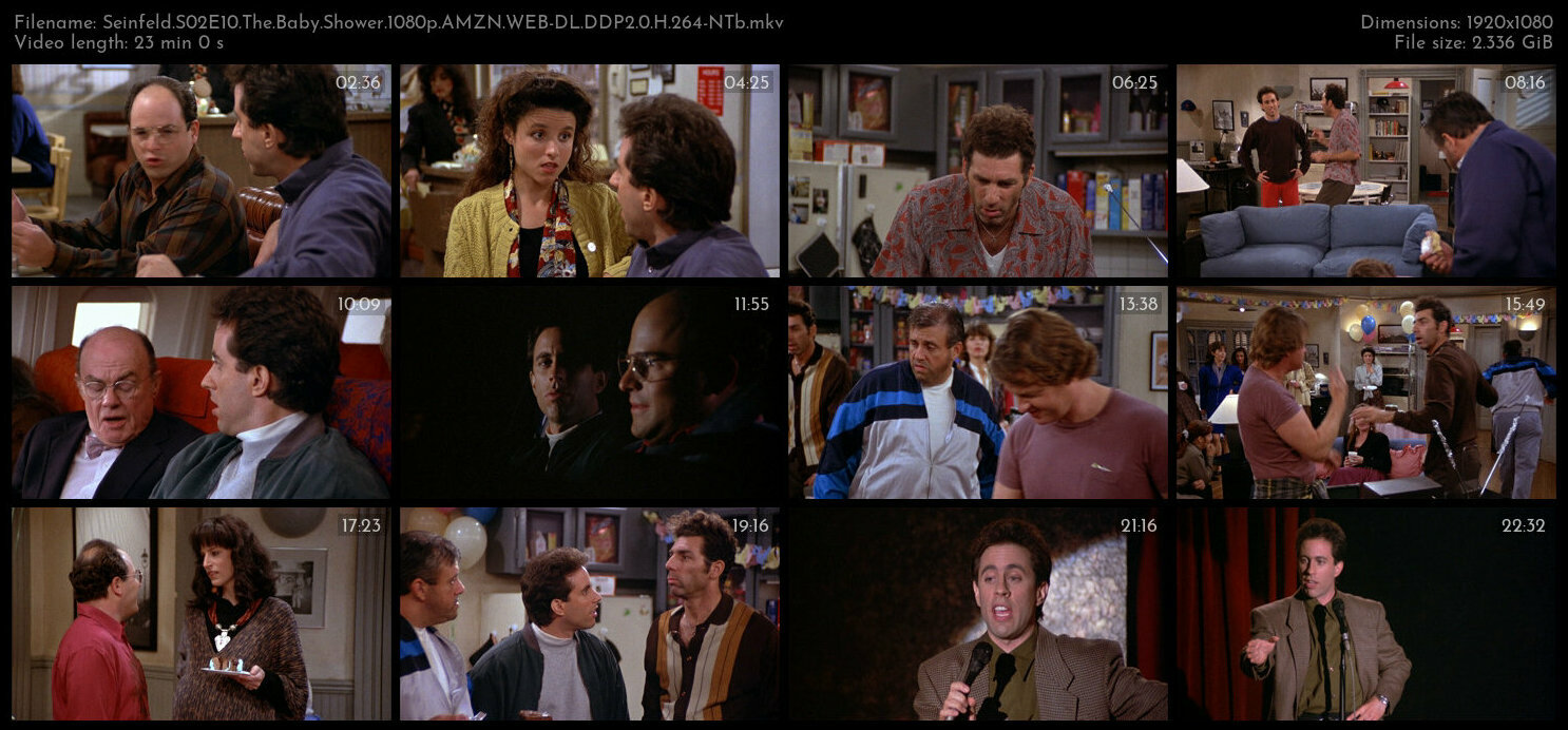 Seinfeld S02E10 The Baby Shower 1080p AMZN WEB DL DDP2 0 H 264 NTb TGx