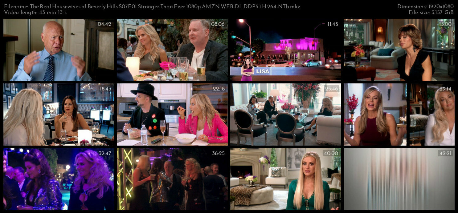 The Real Housewives of Beverly Hills S07E01 Stronger Than Ever 1080p AMZN WEB DL DDP5 1 H 264 NTb TG