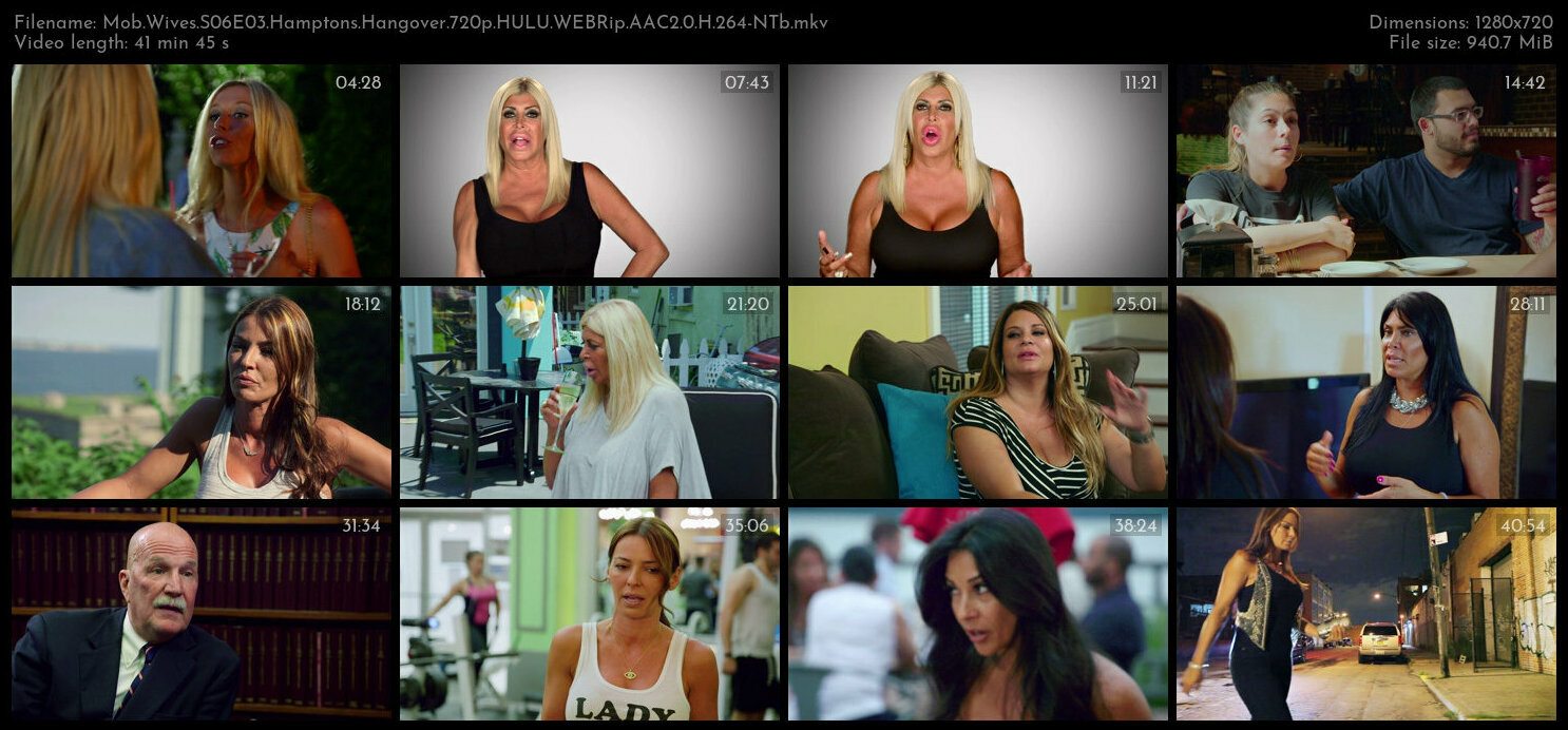Mob Wives S06E03 Hamptons Hangover 720p HULU WEBRip AAC2 0 H 264 NTb TGx