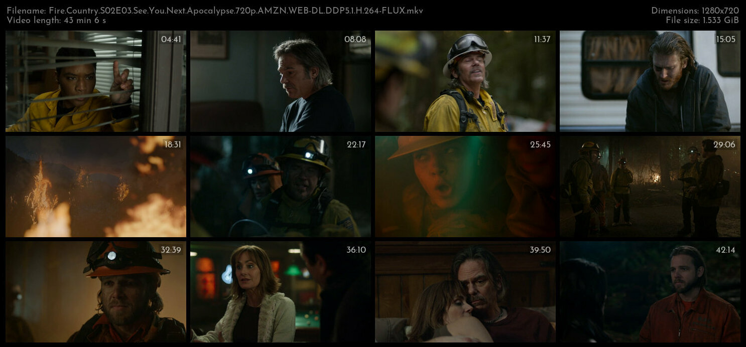 Fire Country S02E03 See You Next Apocalypse 720p AMZN WEB DL DDP5 1 H 264 FLUX TGx