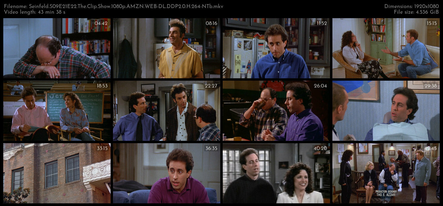 Seinfeld S09E21E22 The Clip Show 1080p AMZN WEB DL DDP2 0 H 264 NTb TGx