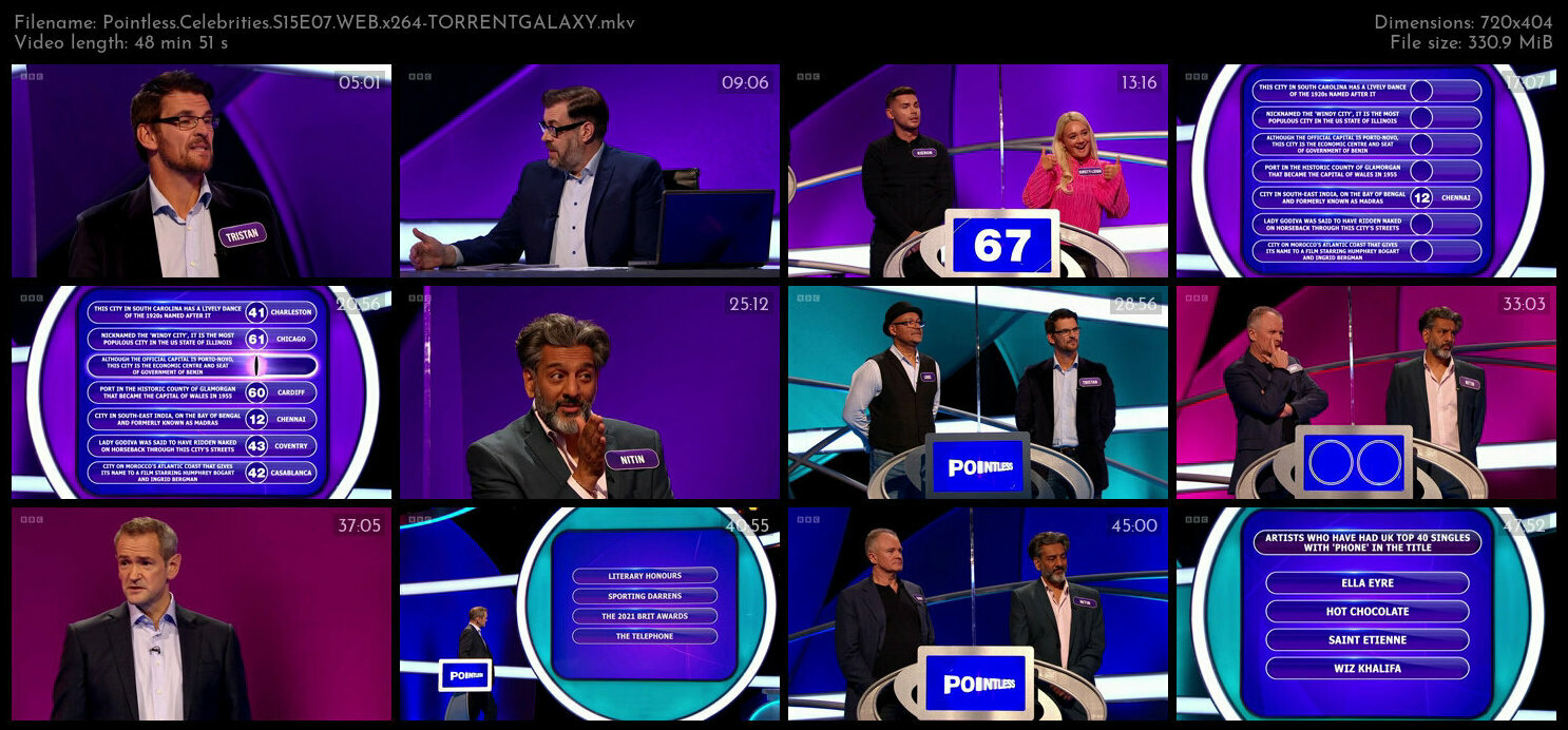 Pointless Celebrities S15E07 WEB x264 TORRENTGALAXY