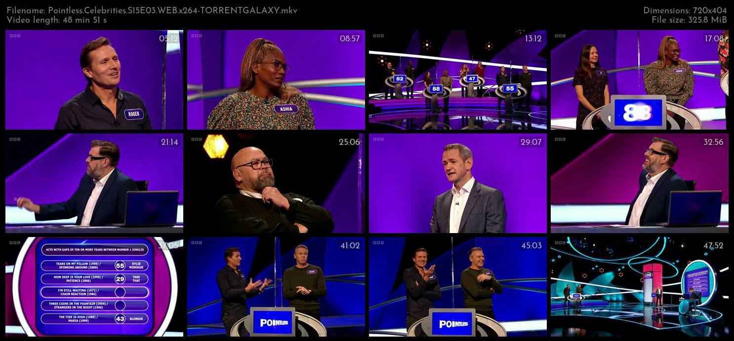 Pointless Celebrities S15E03 WEB x264 TORRENTGALAXY