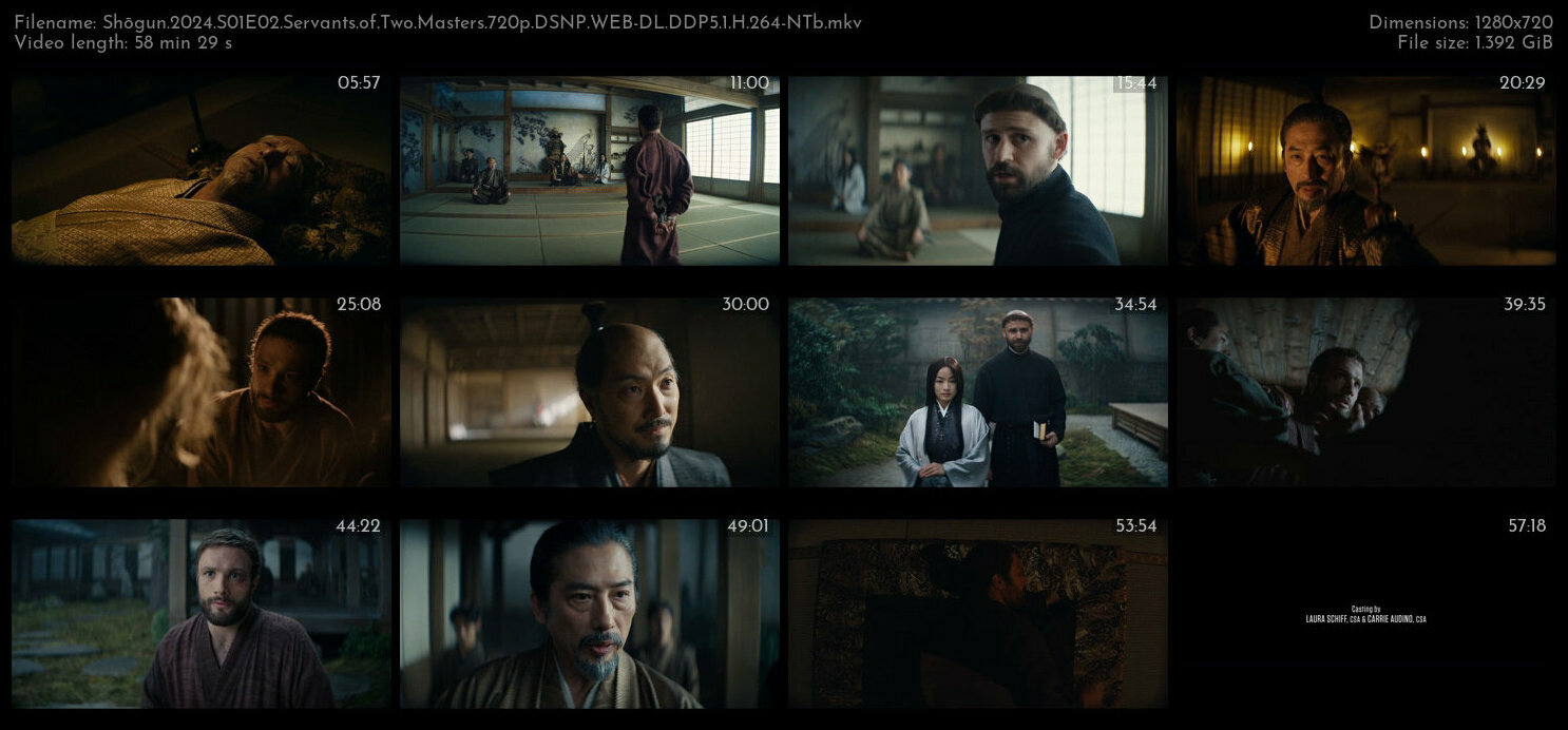 Shōgun 2024 S01E02 Servants of Two Masters 720p DSNP WEB DL DDP5 1 H 264 NTb TGx
