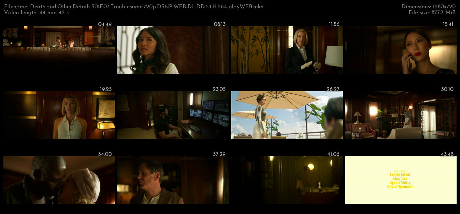Death and Other Details S01E03 Troublesome 720p DSNP WEB DL DD 5 1 H 264 playWEB TGx