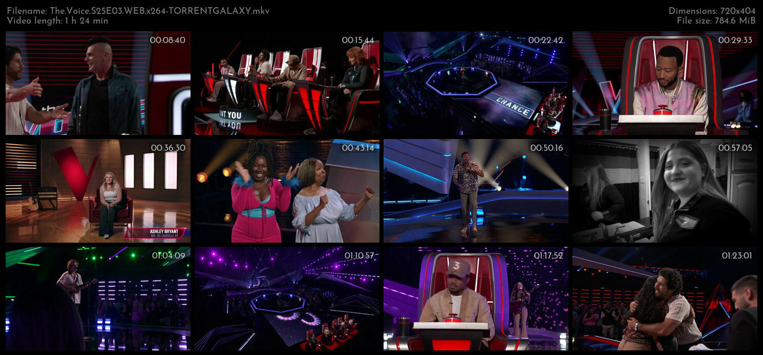 The Voice S25E03 WEB x264 TORRENTGALAXY