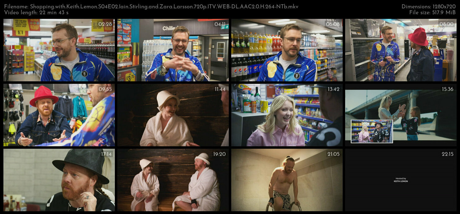 Shopping with Keith Lemon S04E02 Iain Stirling and Zara Larsson 720p ITV WEB DL AAC2 0 H 264 NTb TGx