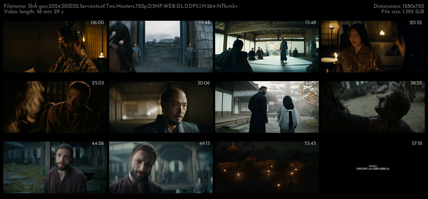 ShÅ gun 2024 S01E02 Servants of Two Masters 720p DSNP WEB DL DDP5 1 H 264 NTb TGx