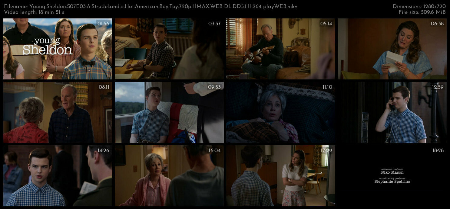 Young Sheldon S07E03 A Strudel and a Hot American Boy Toy 720p HMAX WEB DL DD5 1 H 264 playWEB TGx