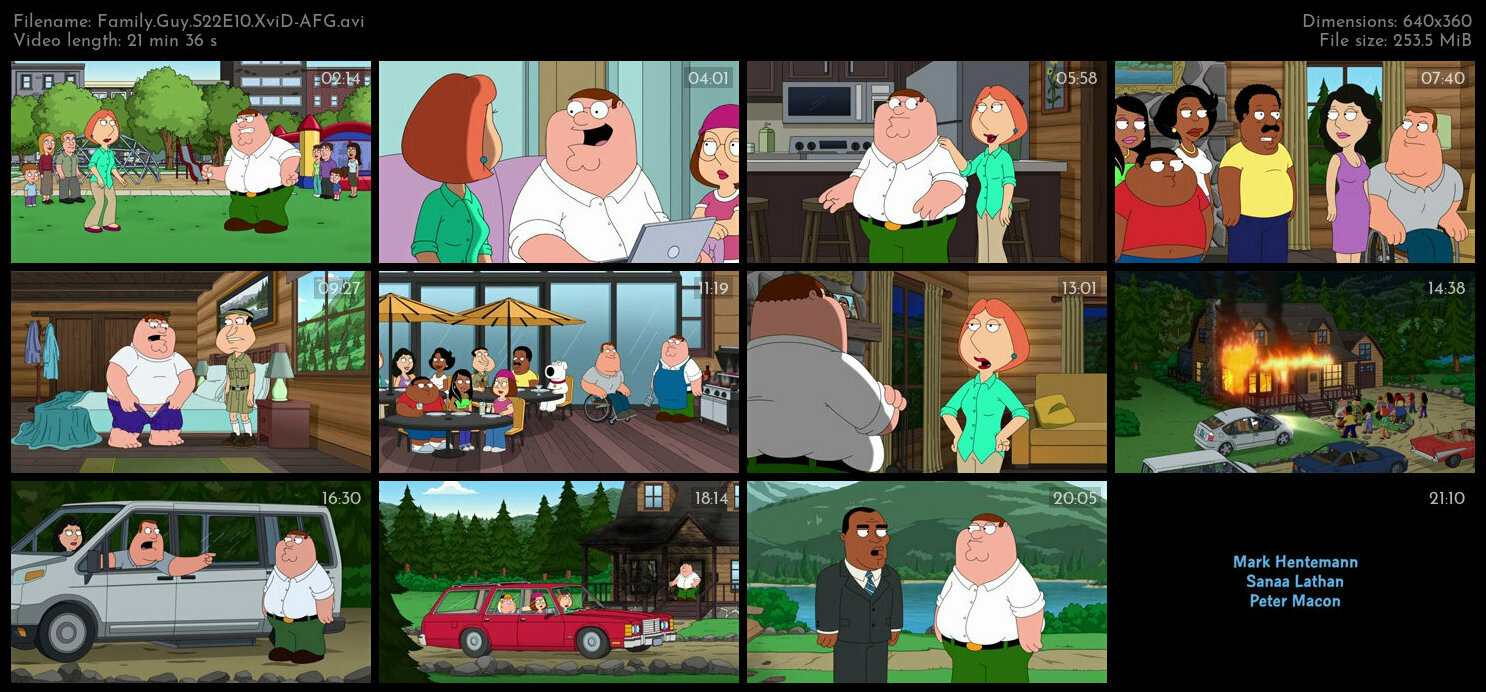 Family Guy S22E10 XviD AFG TGx