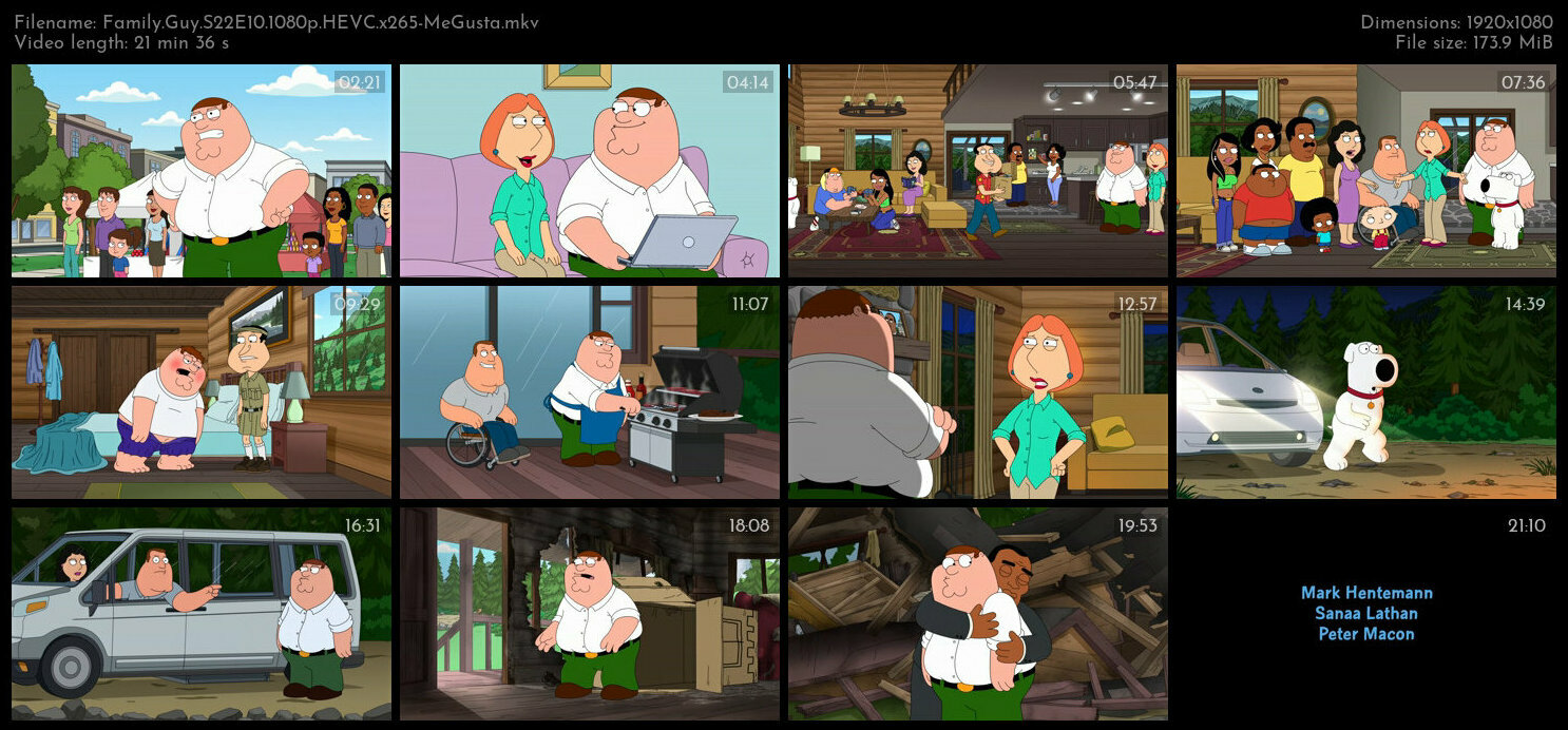 Family Guy S22E10 1080p HEVC x265 MeGusta TGx