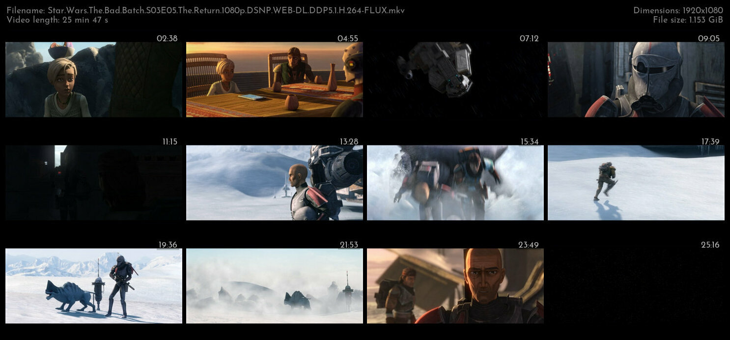 Star Wars The Bad Batch S03E05 The Return 1080p DSNP WEB DL DDP5 1 H 264 FLUX TGx