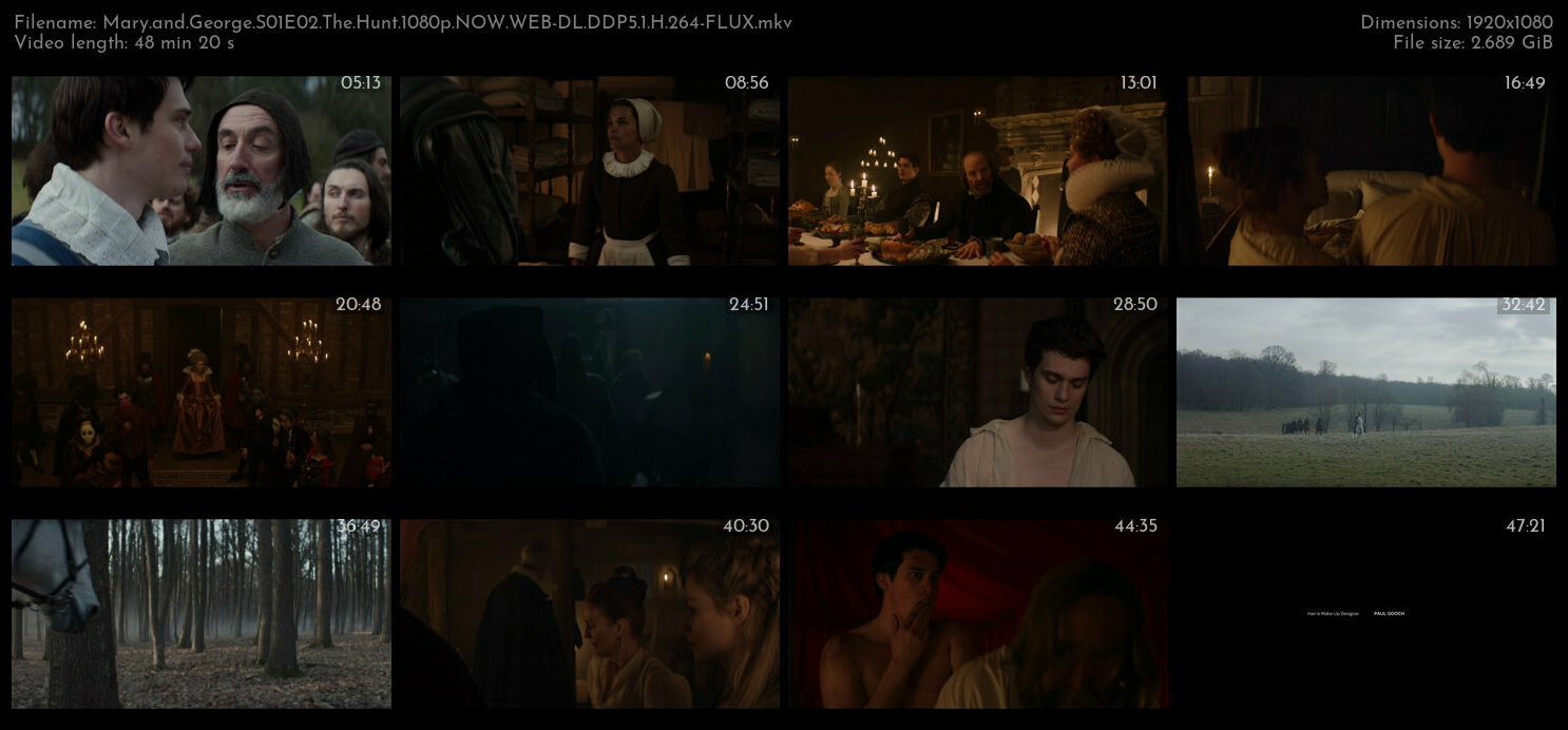 Mary and George S01E02 The Hunt 1080p NOW WEB DL DDP5 1 H 264 FLUX TGx