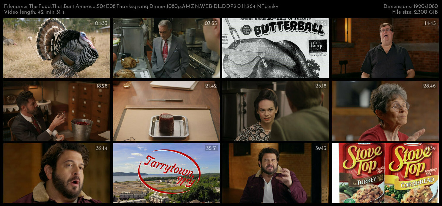 The Food That Built America S04E08 Thanksgiving Dinner 1080p AMZN WEB DL DDP2 0 H 264 NTb TGx